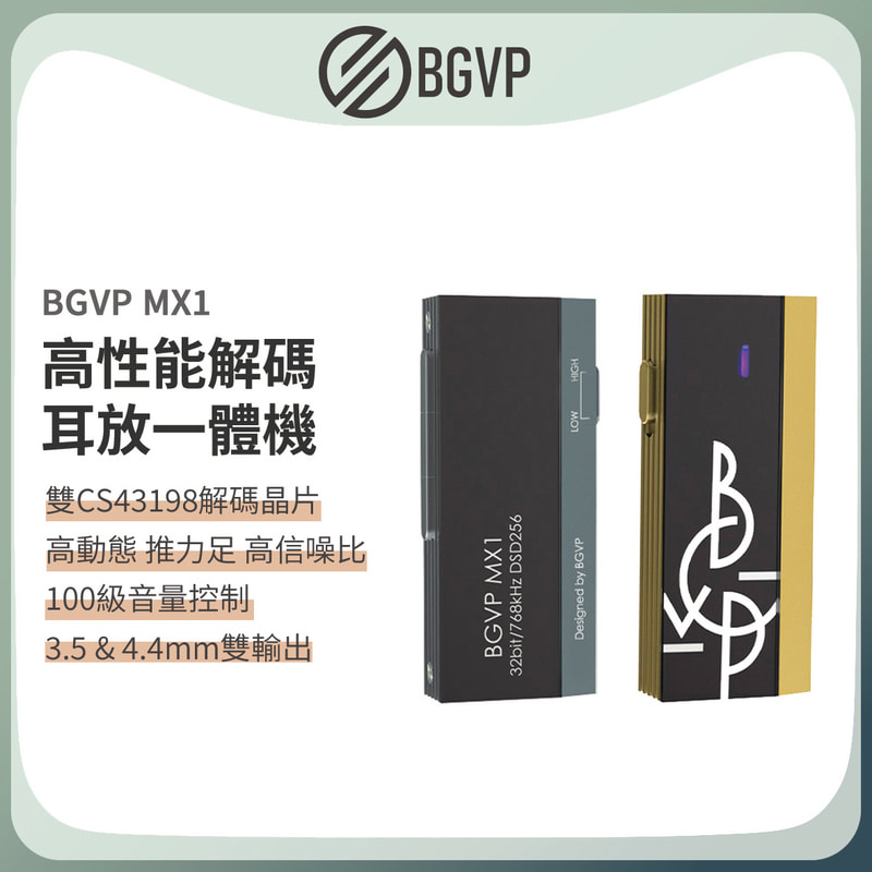 BGVP MX1 平頭式耳機 商品主圖